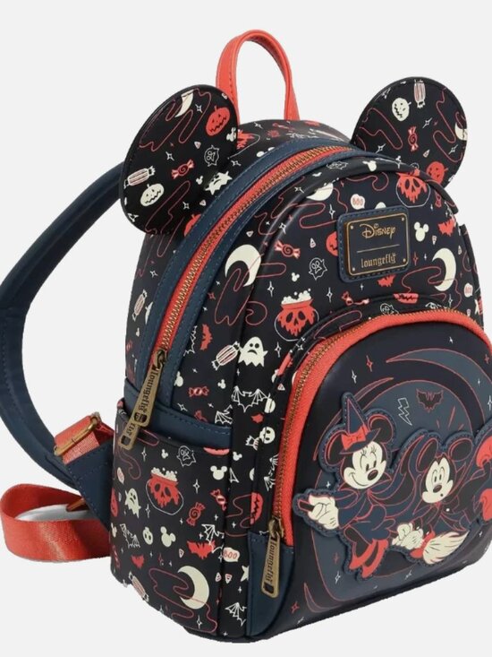 Loungefly Disney Mickey & Minnie Halloween Ears Glow-in-the-Dark Mini Backpack - main image 4